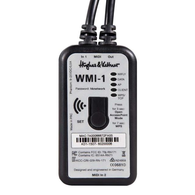 Hughes&amp;Kettner WMI-1 Wireless MIDI Interface HUK-WMI/1