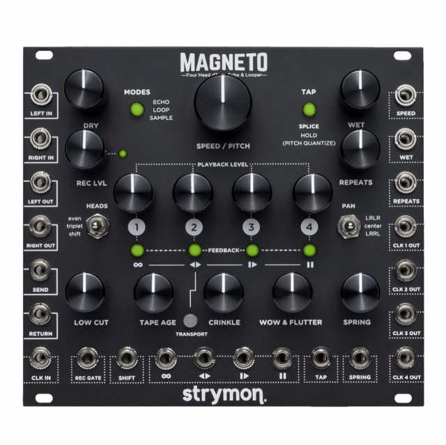 輝い strymon MAGNETO ユーロラック対応エフェクトモジュール