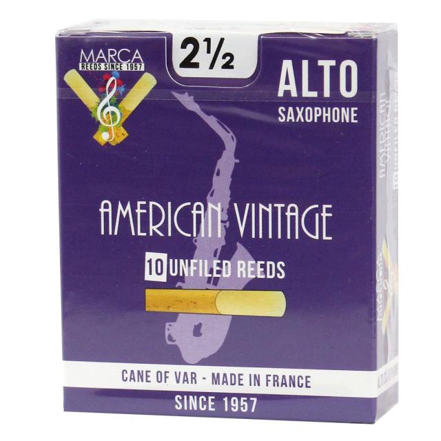 MARCA AMERICAN VINTAGE アルトサックス リード [2.1/2] 10枚入りの通販は 5,830円