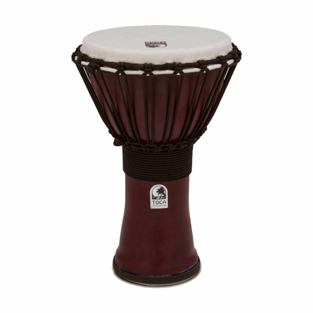 TOCA TF2DJ-9R Freestyle II Djembe 9” Red Synthetic Head ジャンベ