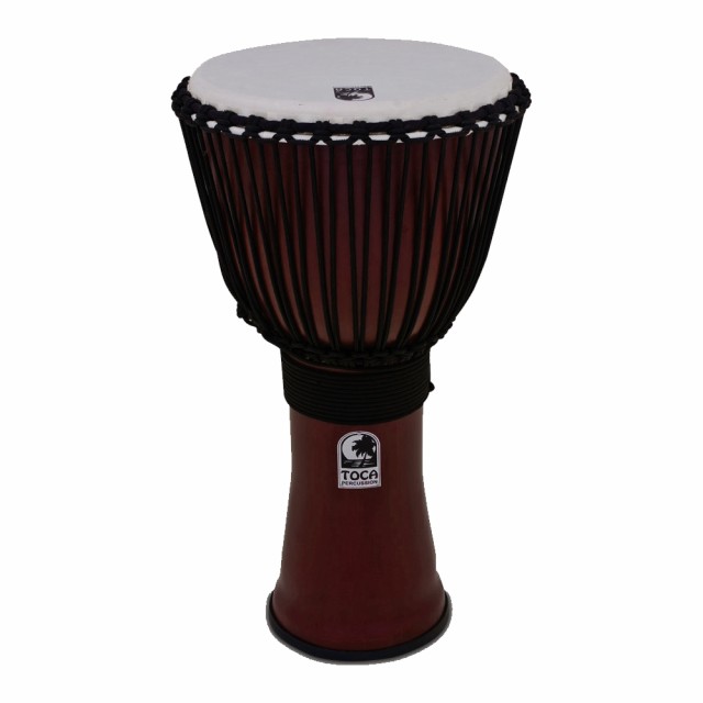 TOCA TF2DJ-14R Freestyle II Djembe 14” Red Synthetic Head
