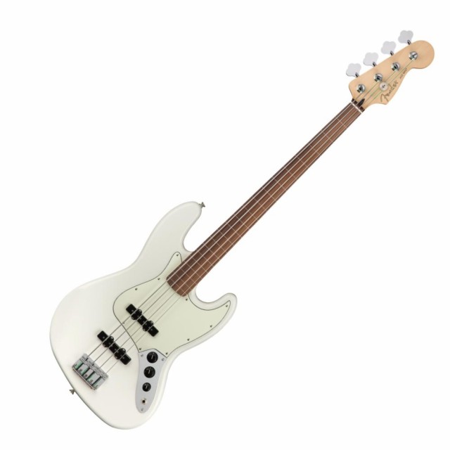 公式超高品質 フェンダー Fender Player Jazz Bass Fretless PF Polar