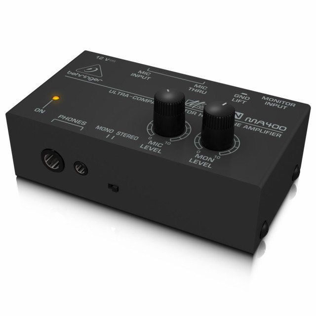 ベリンガー BEHRINGER MA400 MICROMON ヘッドホンアンプの通販は