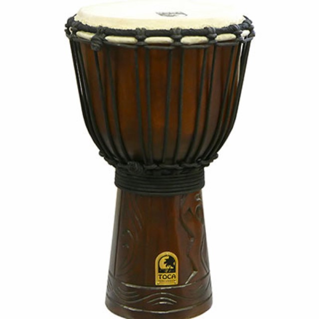 TOCA TODJ-8EM Origins Series Carved Djembe 8 EA MTR ジャンベ