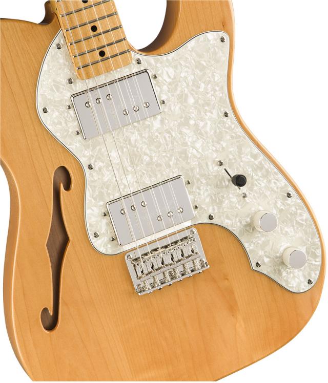 スクワイヤー/スクワイア Squier Classic Vibe ’70s Telecaster Thinline NAT MN エレキギター_3