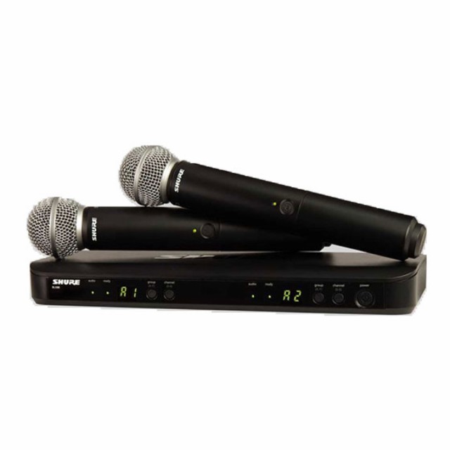 SHURE BLX288/B58 デュアルチャンネル ハンドヘルド型 ワイヤレスシステム