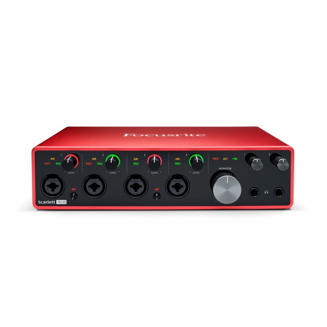 Focusrite Scarlett 18i8 3rd Gen オーディオインターフェイス