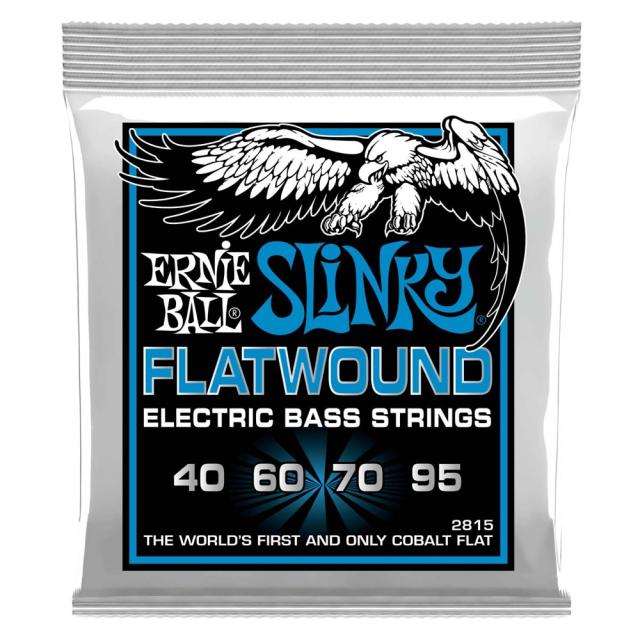 アーニーボール ERNIE BALL 2815 Extra Slinky Flatwound 40-95 Gauge エレキベース弦