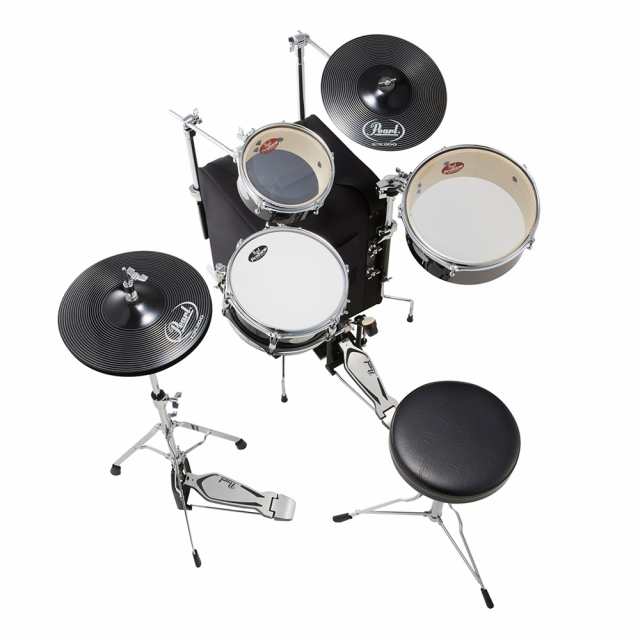 Pearl Rt 703 C Rhythm Traveler Black Box Jet Black コンパクトドラムセットの通販はau Pay マーケット Chuya Online