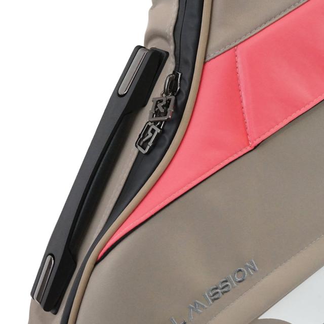 REAL MISSION Venus 03-B Beige/Pink 防水 エレキベースケース_5
