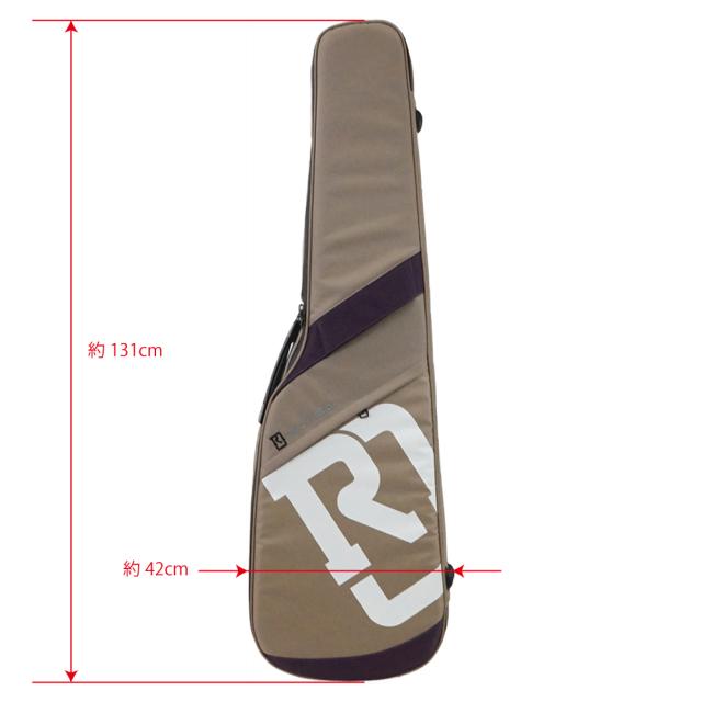 REAL MISSION Venus 04-B Beige/Purple 防水 エレキベースケース_1