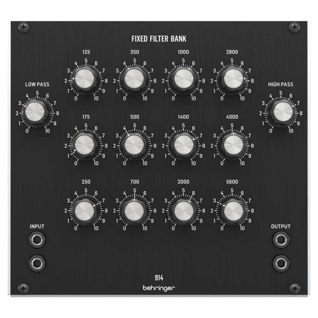 ベリンガー BEHRINGER 914 FIXED FILTER BANK モジュラーシンセサイザー ユーロラック フィルターバンクモジュールの通販は 14,775円