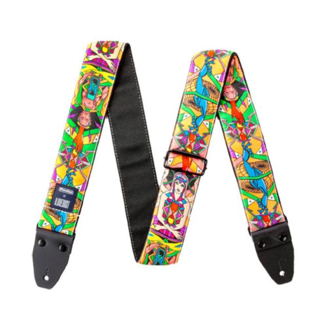 JIM DUNLOP ILD08 ILOVEDUST Hourgrass ギターストラップの通販は