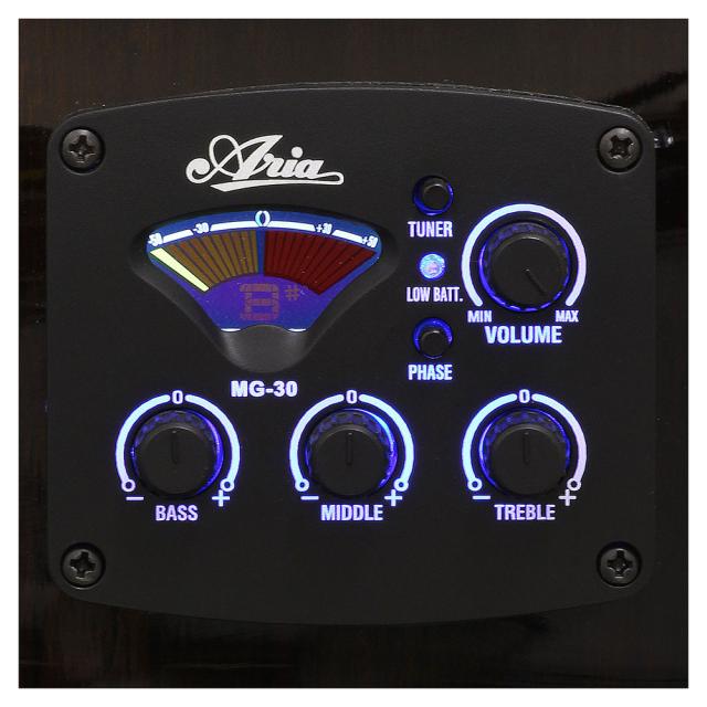 ARIA AF-105RWE Electric Aria Dreadnought エレクトリックアコースティックギターの通販は