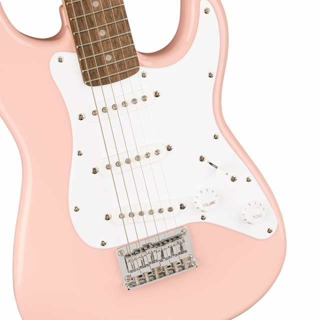 スクワイヤー/スクワイア Squier Mini Stratocaster Laurel Fingerboard Shell Pink エレキギター  エレキギター