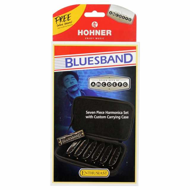 ホーナー ハーモニカ 初心者向け7本セット HOHNER Blues Band Harmonica set ブルースハーモニカ ブルースハープセットの通販は