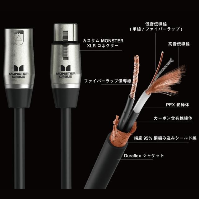 MONSTER CABLE P600-M-10 約3m マイクケーブル_1