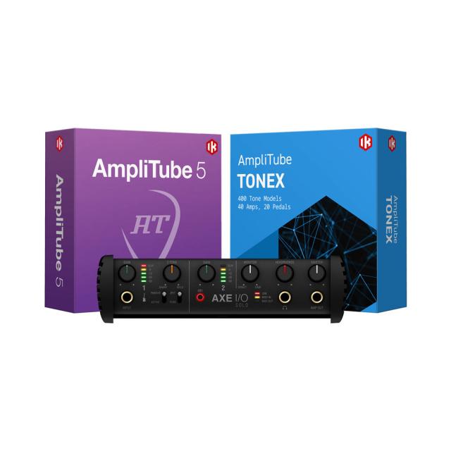 IK Multimedia AXE I/O Solo + AmpliTube 5 + TONEX バンドル オーディオインターフェイスの通販は 61,600円