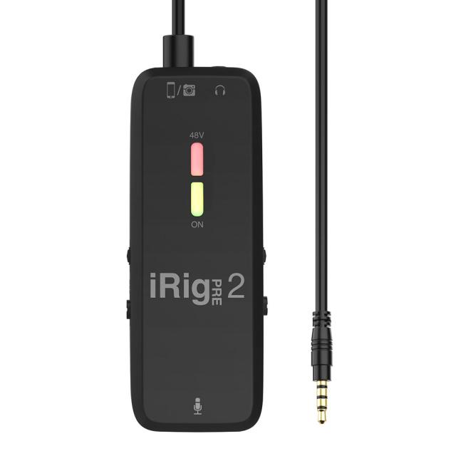 iRig Pre2 モバイルマイクロホンインターフェース iRig Pre 2 - IK Multimedia | Hookup, Inc.
