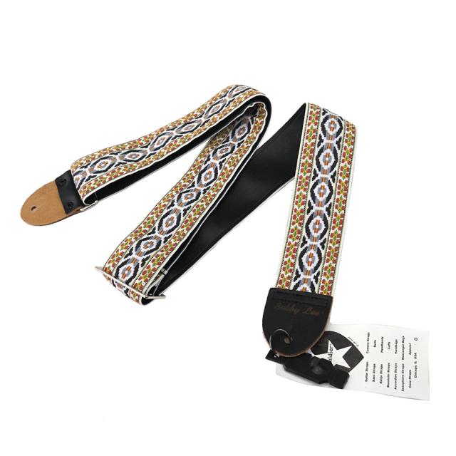 Souldier BLVGS1207 Bobby Lee Bohemian BK/GY on WH ギターストラップ 8,614円