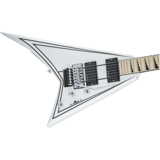 Jackson X Series Rhoads RRX24M Snow White with Black Pinstripes エレキギター_2