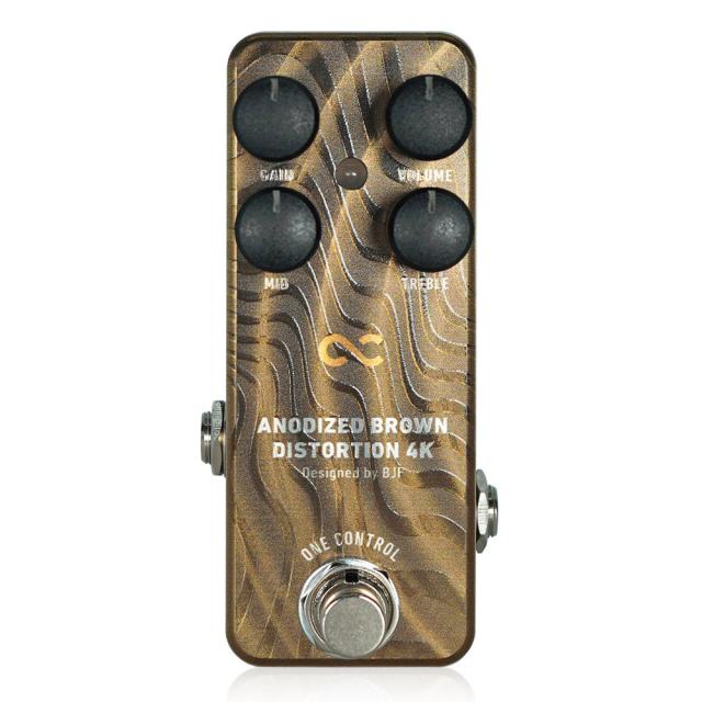 ワンコントロール One Control Anodized Brown Distortion 4K ディストーション ギターエフェクター