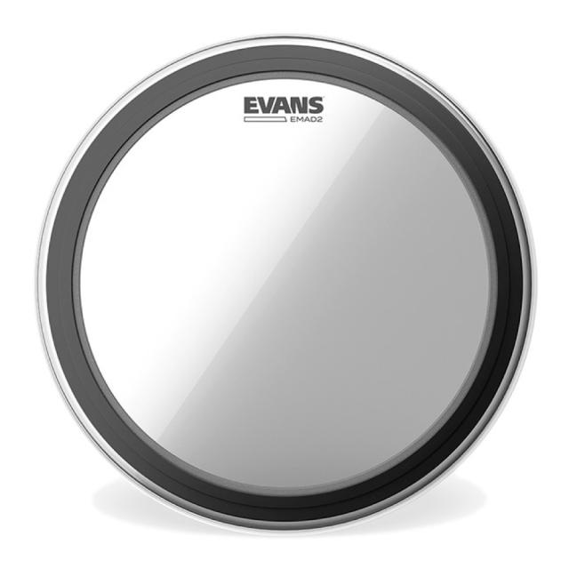 EVANS BD22EMAD2 22” EMAD2 Bass Batter Clear バスドラムヘッド