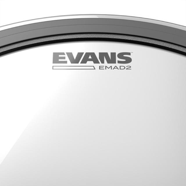 EVANS BD22EMAD2 22” EMAD2 Bass Batter Clear バスドラムヘッド_1