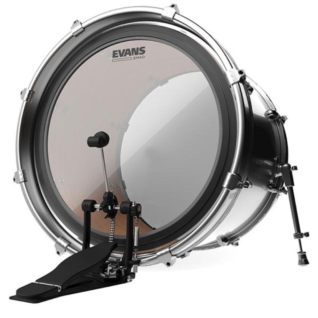 EVANS BD22EMAD 22” EMAD Bass Batter Clear バスドラムヘッド_1