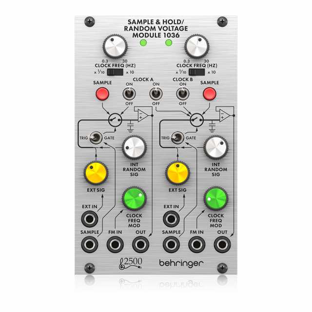 ベリンガー BEHRINGER SAMPLE & HOLD / RANDOM VOLTAGE MODULE 1036 アナログシンセサイザーモジュールの通販は