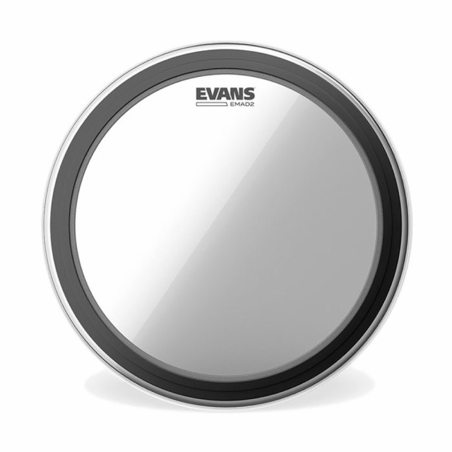 EVANS BD20EMAD2 20” EMAD2 Bass Batter Clear バスドラムヘッド