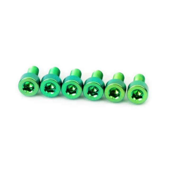 FU-Tone Titanium Saddle Mounting Screw Set GREEN フロイドローズ用 サドルマウントスクリュー 6個セット