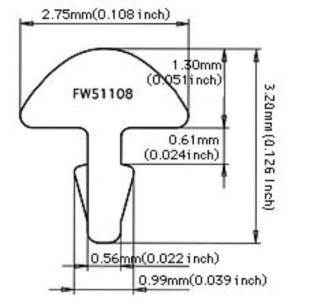 Jescar Frets #51108 Stainless 24pcs set No.943 フレット_1