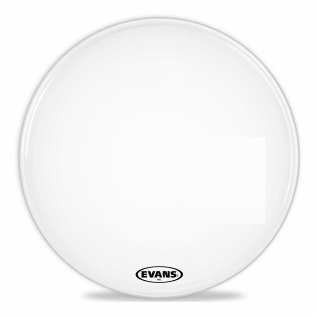 EVANS BD28MX2W 28” MX2 White Marching Bass Head マーチングバスドラムヘッド