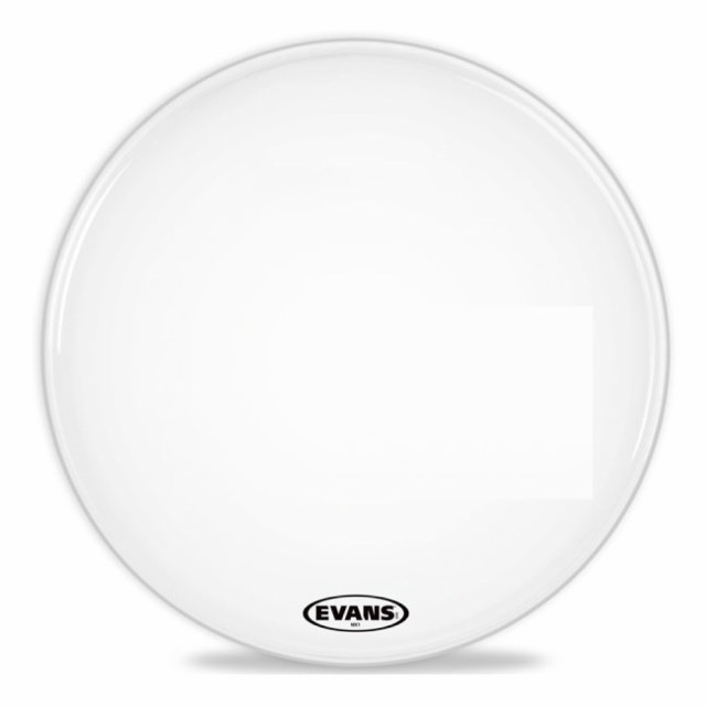 EVANS BD28MX1W 28” MX1 White Marching Bass Head マーチングバスドラムヘッド