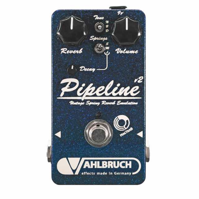 VAHLBRUCH Pipeline V2 リバーブ ギターエフェクター