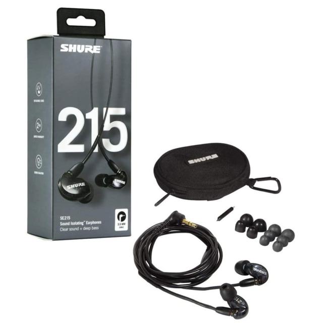 シュアー イヤホン SE215 SHURE SE215-K-A 高遮音性イヤホン トランスルーセントブラック 有線 イヤモニ_1