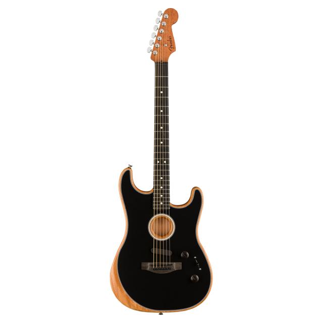 フェンダー Fender American Acoustasonic Stratocaster Black エレクトリックアコースティックギターの通販は