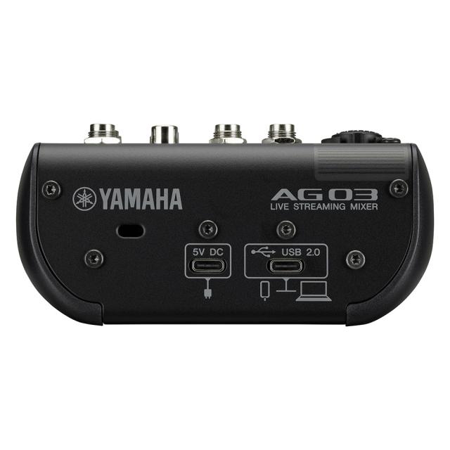 ヤマハ YAMAHA AG03 MK2 B 3チャンネル ライブストリーミング ヤマハ YAMAHA AG03 MK2 B 3チャンネル ライブストリーミング