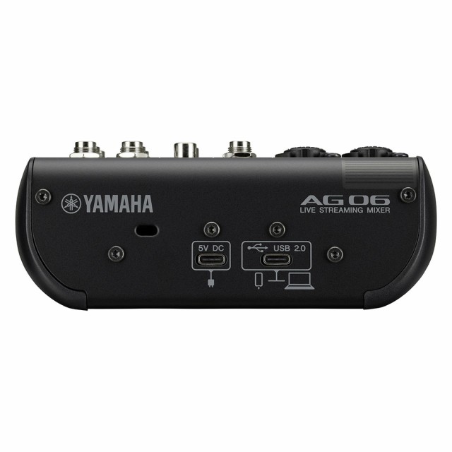 ヤマハ YAMAHA AG06 MK2 B 6チャンネル ライブストリーミングミキサー ...