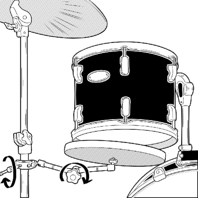 DRUMMERS TOP TEAM DTT TONE FILTER 13 タムサイド用吸音材 13インチ 床置きタイプ DTT202201_4