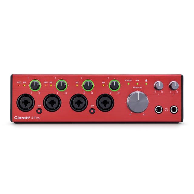 FOCUSRITE Clarett+ 4Pre 18-in 8-out Audio-Interface オーディオインターフェイス_2