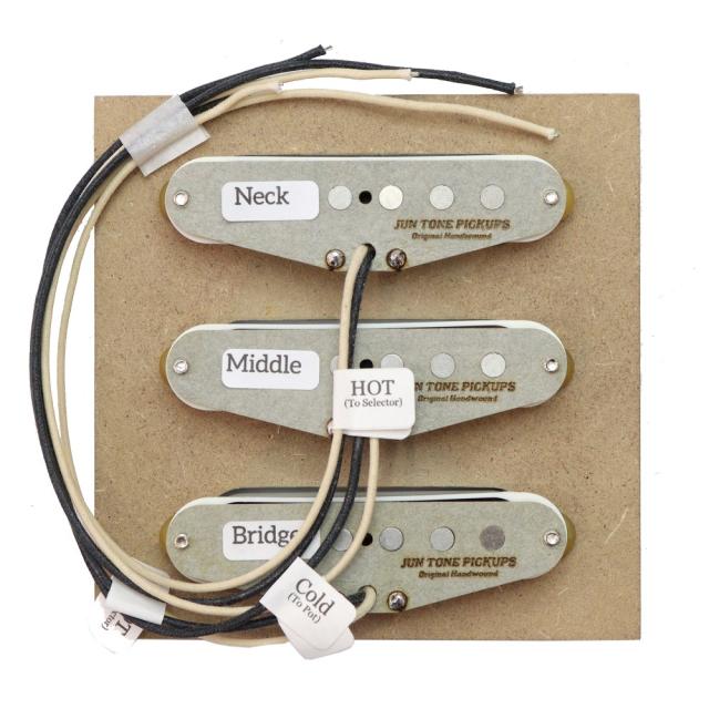 JUNTONE PICKUPS ST’60s Set White Cover エレキギター用ピックアップセット_1