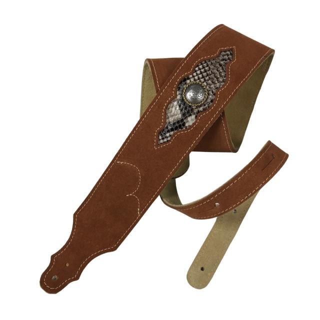 Franklin Sculpted Suede - Snake Pattern 8S1B-RU-SN ギターストラップの通販は