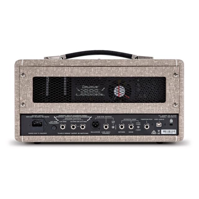 ブラックスター BLACKSTAR ST.JAMES 50 EL34H 超軽量 真空管アンプ EL34管 50Wヘッド ギターアンプ ヘッド_1
