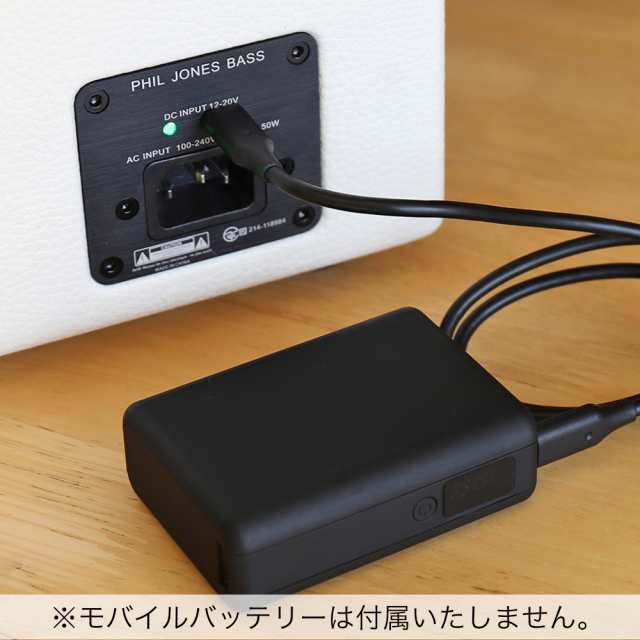 モバイルバッテリー駆動！小型ベースアンプ24年限定カラー登場！