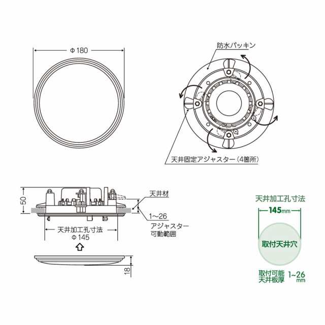 MASSIVE OE-180T II B ハイインピーダンス 天井埋込スピーカー