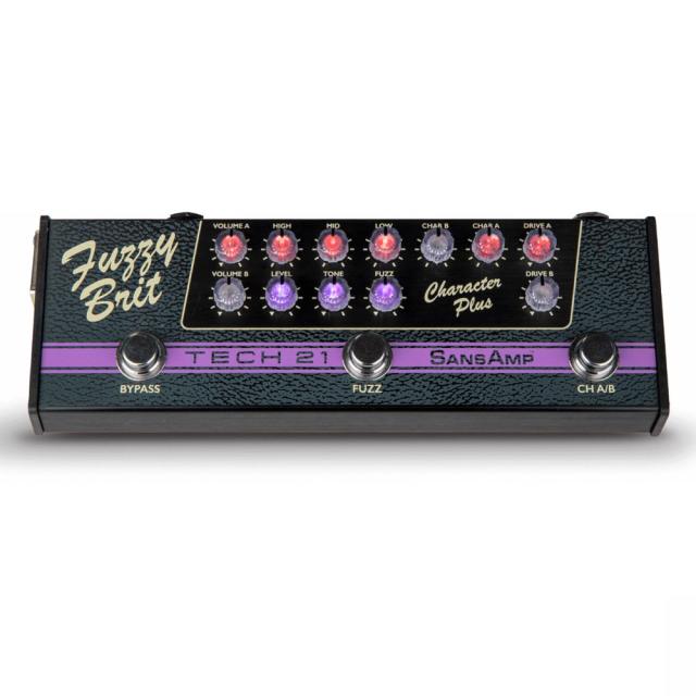 TECH21 SansAmp CHARACTER PLUS SERIES Fuzzy Brit ファズ ギターエフェクター