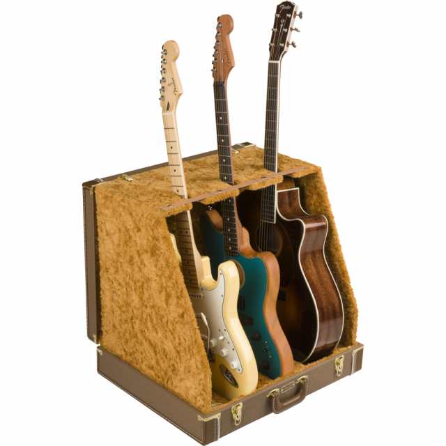 フェンダー Fender Classic Series Case Stand 3 Guitar Brown 3本立て ギタースタンド