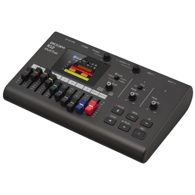 ZOOM R12 マルチトラックレコーダー タッチ操作対応 8トラック仕様の